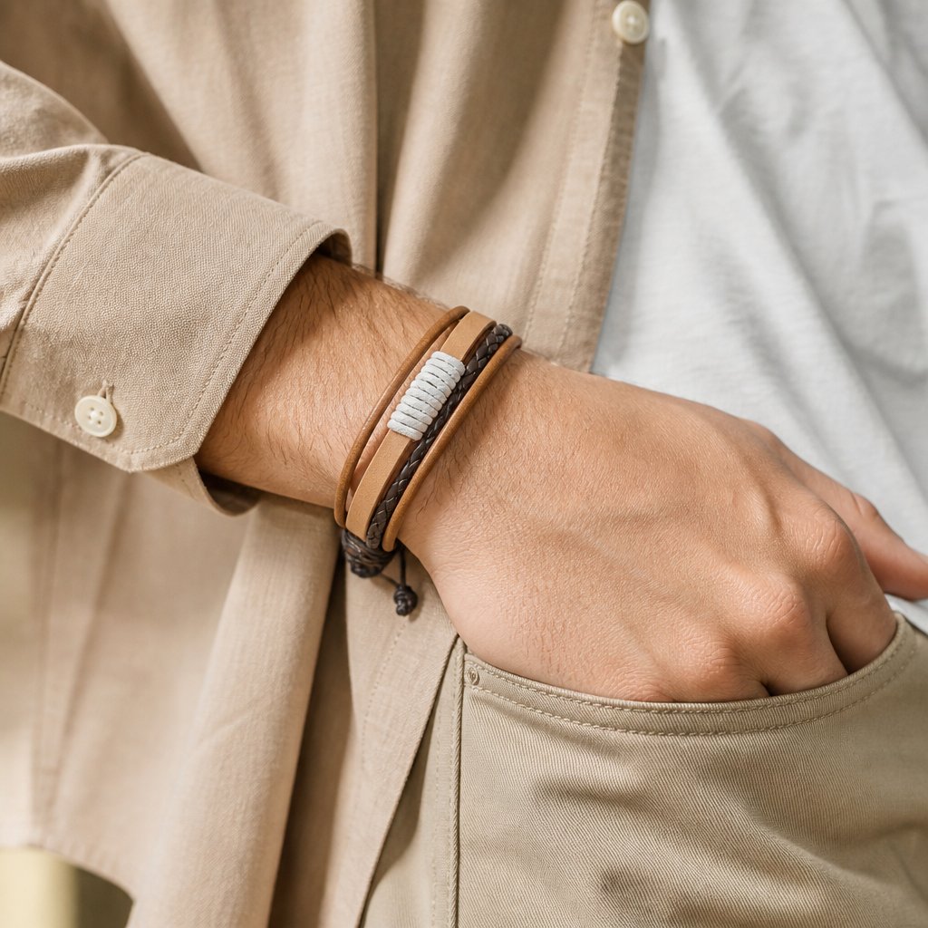 Armband SE-33129 - Hellbraun